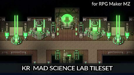 RPG Maker MZ - KR Mad Science Lab Tileset DLC