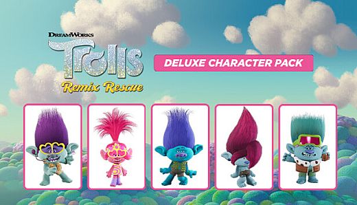 DreamWorks Trolls Remix Rescue Deluxe Character Pack