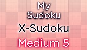 My Sudoku - X-Sudoku Medium 5