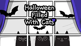 Halloween Filled With Cats