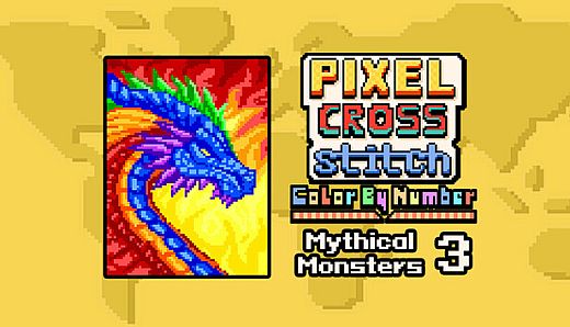 Pixel Cross Stitch - Mythical Monsters Pack 3