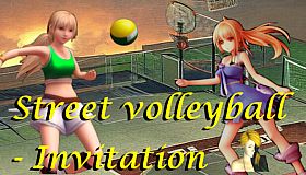 Street volleyball - Invitation