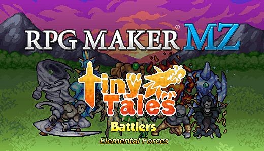 RPG Maker MZ - MT Tiny Tales Battlers - Elemental Forces