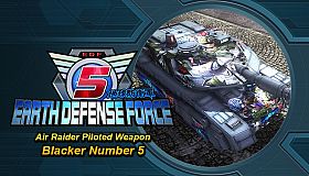 EARTH DEFENSE FORCE 5 - Air Raider Piloted Weapon: Blacker Number 5