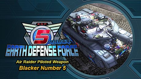EARTH DEFENSE FORCE 5 - Air Raider Piloted Weapon: Blacker Number 5 DLC