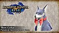 MONSTER HUNTER RISE - "Bow Collar" Palamute layered armor piece