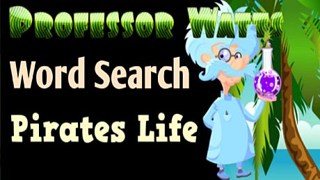 Professor Watts Word Search: Pirates Life Game