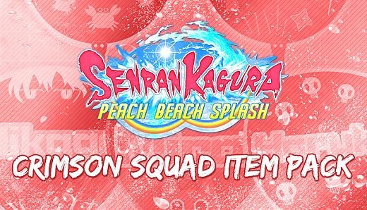 SENRAN KAGURA Peach Beach Splash - Crimson Squad Item Pack