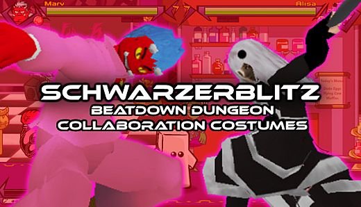 Schwarzerblitz - Beatdown Dungeon Collaboration Costumes