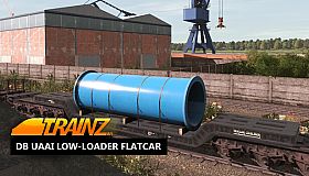 Trainz 2022 DLC - DB Uaai Low-Loader Flatcar