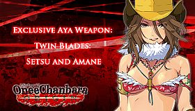 OneeChanbara ORIGIN - Exclusive Aya Weapon: Twin Blades: Setsu and Amane
