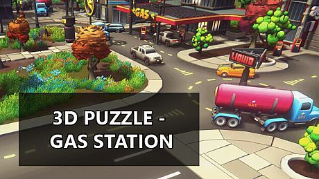 3D PUZZLE - Gas Station Game