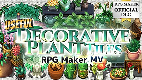 RPG Maker MV - Useful Decorative Plant Tiles DLC