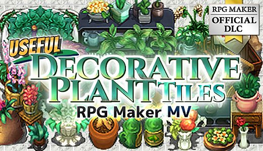 RPG Maker MV - Useful Decorative Plant Tiles