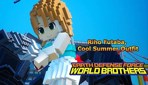 EARTH DEFENSE FORCE: WORLD BROTHERS - Additional Character: Riho Futaba, Cool Summer Outfit