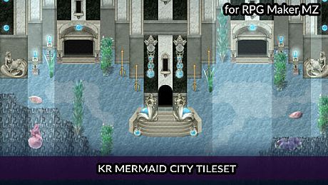 RPG Maker MZ - KR Mermaid City Tileset DLC