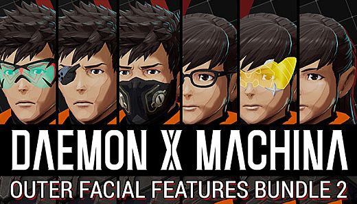 DAEMON X MACHINA - Outer Facial Features Bundle 2