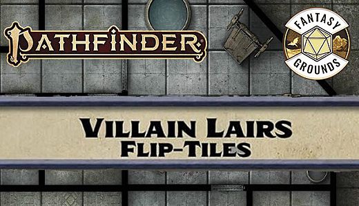 Fantasy Grounds - Pathfinder RPG - Pathfinder Flip-Tiles - Villain Lairs set