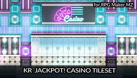 RPG Maker MZ - KR JACKPOT - Casino Tileset