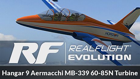 RealFlight Evolution - Hangar 9 Aermacchi MB-339 60-85N Turbine DLC