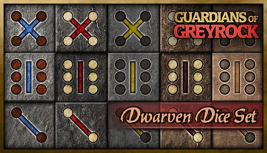 Guardians of Greyrock - Dice Pack: Dwarven Set