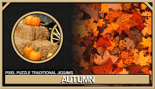 Pixel Puzzles Traditional Jigsaws Pack: Autumn