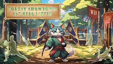 Forest Showdown：Cat Hero Battle Game