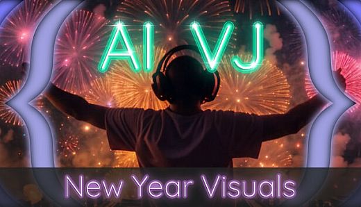 AI-VJ - New Year Visuals
