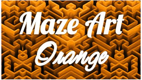Maze Art: Orange Game