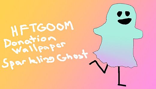 HFTGOOM - Donation Wallpaper - Sparkling Ghost