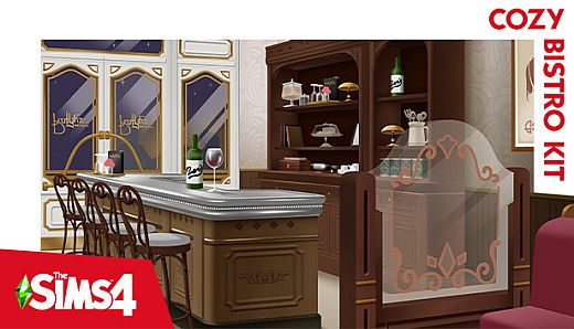 The Sims 4 Cozy Bistro Kit