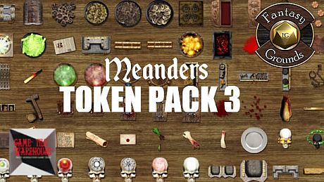 Fantasy Grounds - Meanders Token Pack Set 3 (Token Pack) DLC