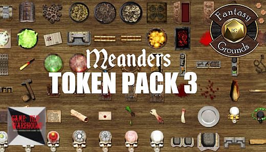 Fantasy Grounds - Meanders Token Pack Set 3 (Token Pack)