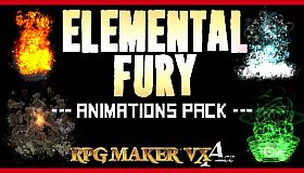 RPG Maker VX Ace - Elemental Fury Animations Pack