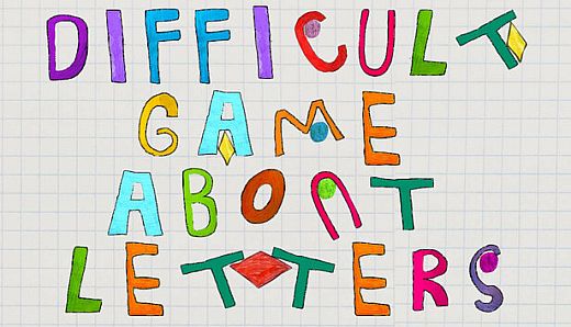 A Difficult Game About Letters