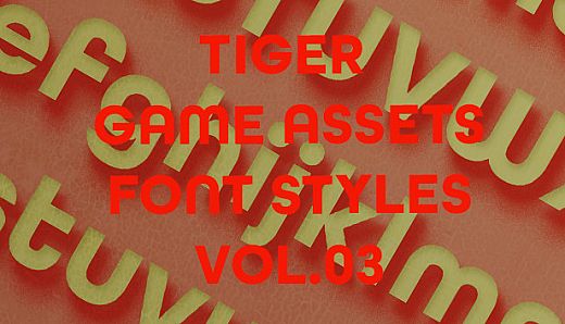 TIGER GAME ASSETS FONT STYLES VOL.03