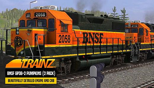 Trainz 2022 DLC - BNSF GP38-2 Pumpkins (2 Pack)
