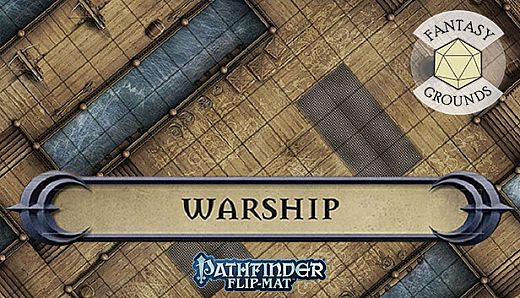 Fantasy Grounds - Pathfinder RPG - Pathfinder Flip-Mat - Warship