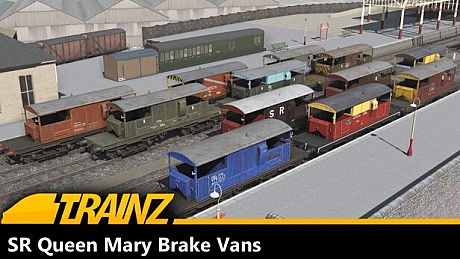 Trainz 2019 DLC - SR Queen Mary Brake Vans DLC