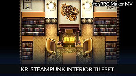 RPG Maker MV - KR Steampunk Interior Tileset DLC