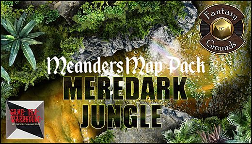 Fantasy Grounds - Meanders Map Pack: Meredark Jungle (Map Pack)