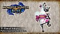 MONSTER HUNTER RISE - "F Floral Yukata" Palico layered armor piece