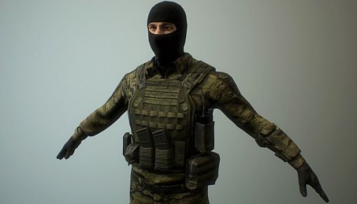 Leadwerks Game Engine - Mercenary Action Figure