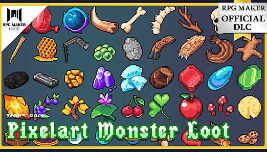 PIXELART MONSTER LOOT ICONS PACK