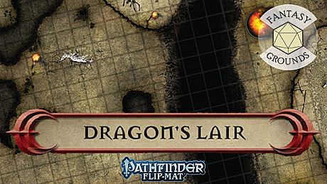 Fantasy Grounds - Pathfinder RPG - Pathfinder Flip-Mat - Classic Dragon's Lair DLC