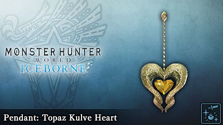 Monster Hunter World: Iceborne - Pendant: Topaz Kulve Heart DLC