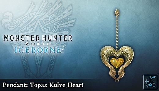 Monster Hunter World: Iceborne - Pendant: Topaz Kulve Heart