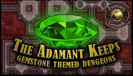 Fantasy Grounds - Paths to Adventure: The Adamant Keeps (Map Pack)