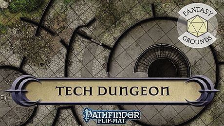 Fantasy Grounds - Pathfinder RPG - Pathfinder Flip-Mat - Tech Dungeon DLC