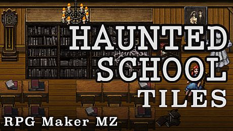 RPG Maker MZ - Haunted School Tiles DLC
